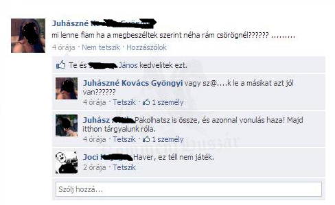 Juhi Anyu bekeményít
 
