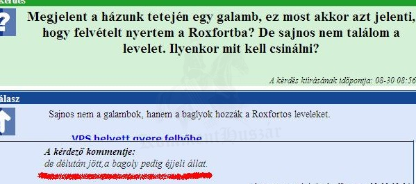 Galamb a Roxfortból
 
