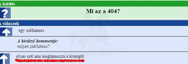 Mi az a 404?
 
