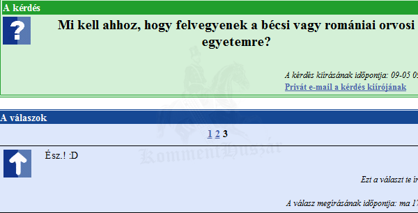 Orvosi Egyetem
 
