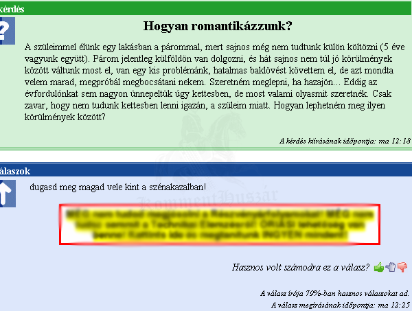 Egy kis romantikaa :DD
 
