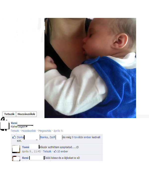 Szoptatás fail :D
 
