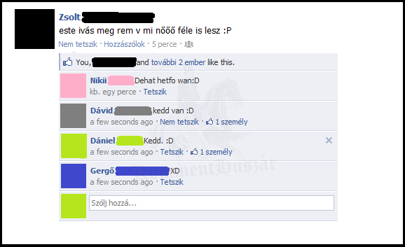 Hétfő van. 2011 okt. 4 :)
 
