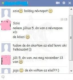Névnap,de nem ma!
 
