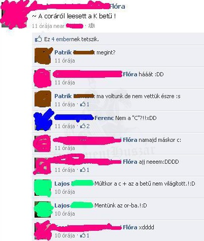 Leesett a Coráról a K betű, még ilyet!
 
