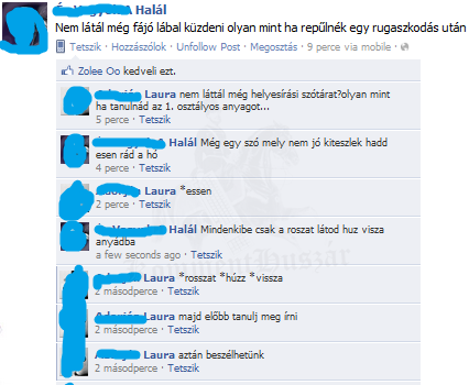 Helyesírás: 1-es fiam, ülj le.
 
