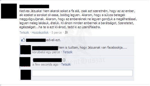 Jézus posztolj!!!
 
