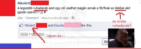 A legszebb ruhadarab a férfiölelés
 
