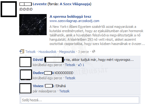 Boldog a spermától..
 
