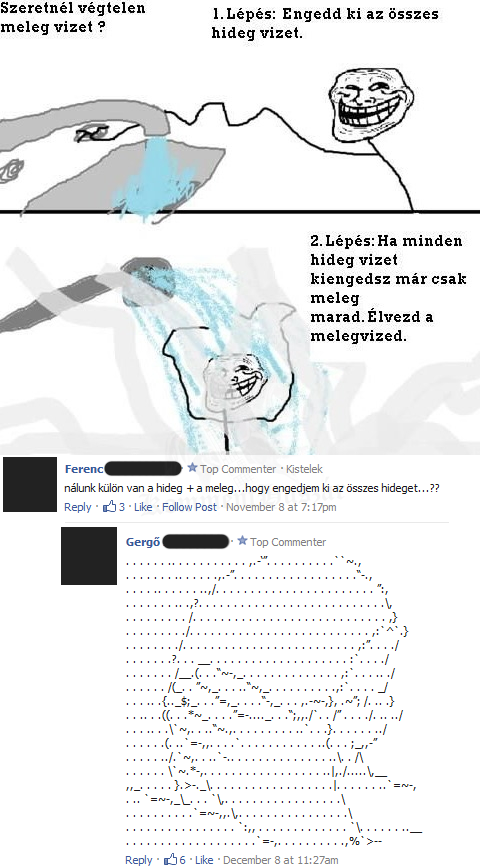 Végtelen meleg víz...
 
