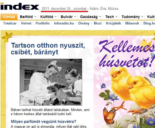 Index ismet a toppon
 
