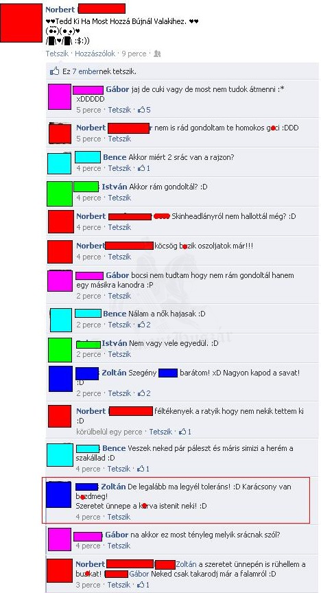 Karácsony van b*zdmeg
 
