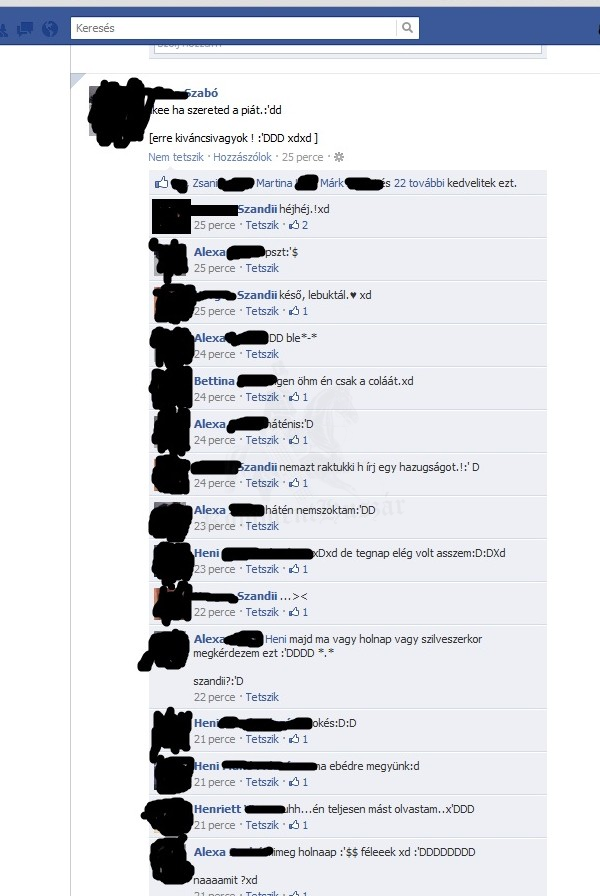 Hány fiú szólt hozzá? És még a mai fiúk a piásak.......
 
