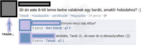 A tanár és a hokizás...
 
