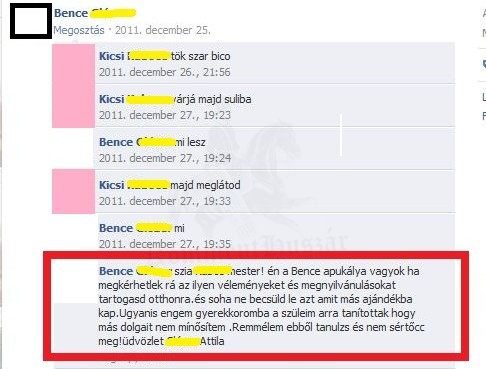 -Apu.. ez ócsárolta a bicót amit tőled kaptam!!
 
