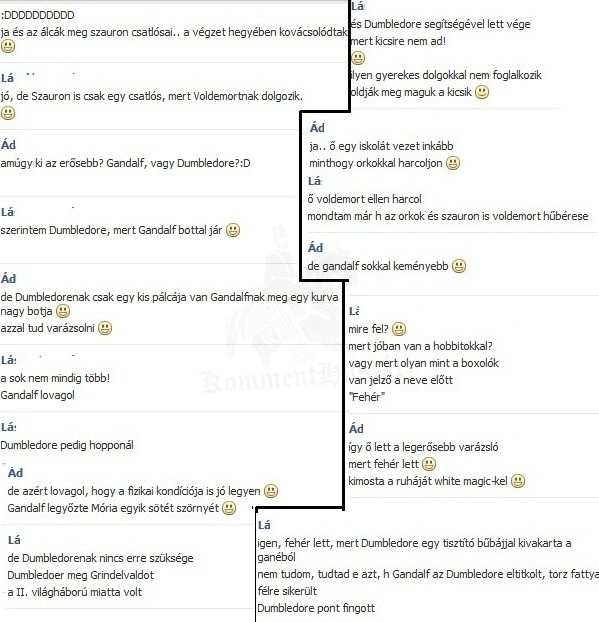 Dumbledore vs. Gandalf!
 
