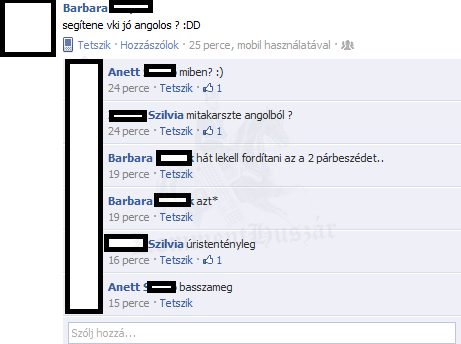 Megjött a segítség :'D xD
 
