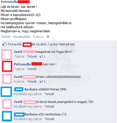 Magával pacsizik ;d
 
