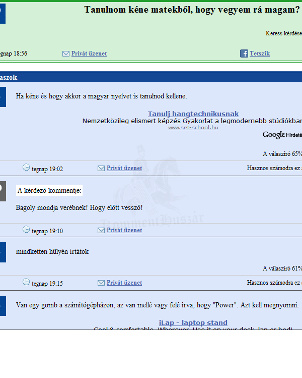 Bagoly mondja verébnek
 
