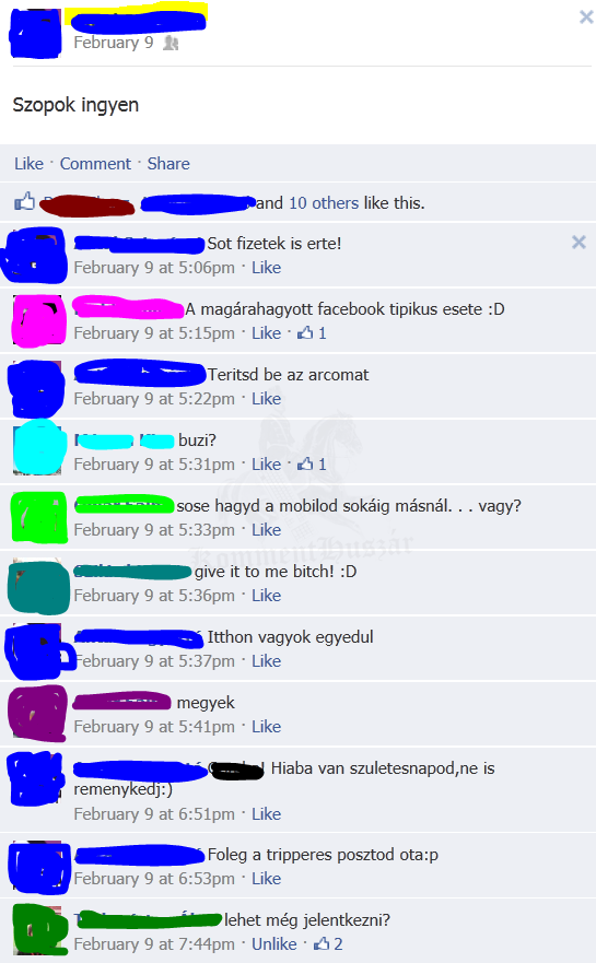 A nap végére elzsibbadt a szája
 
