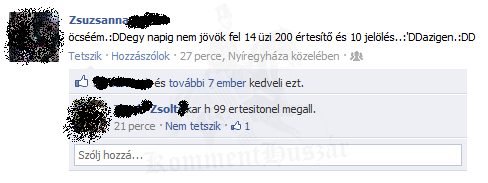 Facebook értesítés fail
 
