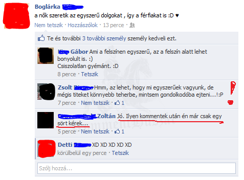 A nők szeretik az egyszerű dolgokat
 
