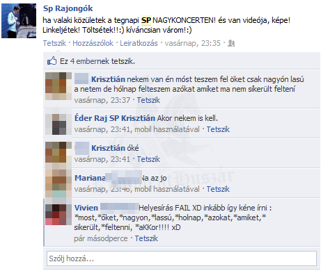 Helyesírás Fail xd
 
