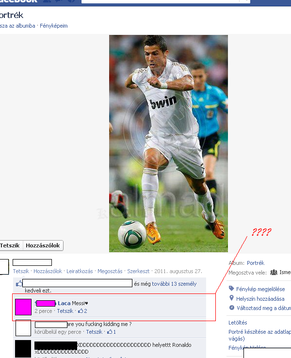 Ronaldo vagy Messi ? Laca !
 
