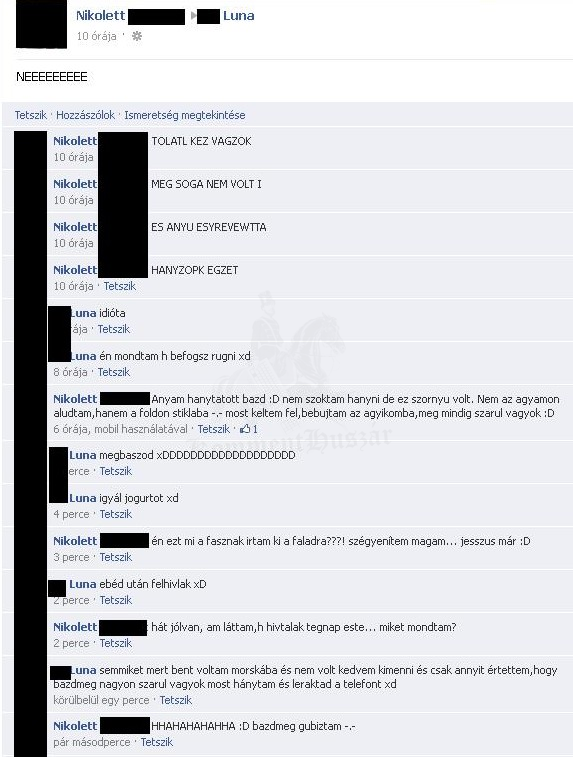 Teljes az életem, hogy ezt tudom (Y)
 
