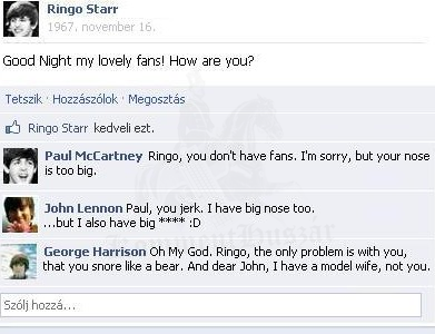 Ha lett volna Facebook már a 60s években is
 
