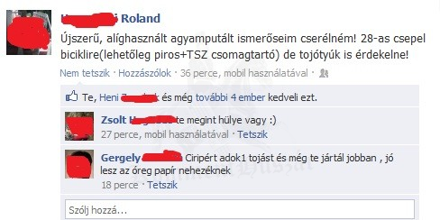 Barátokat biciklire
 
