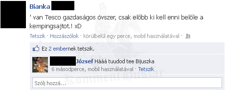 Tesco-s óvszer használat :)
 
