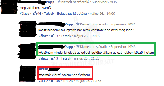 Ezt most nekünk köszönheti.
 
