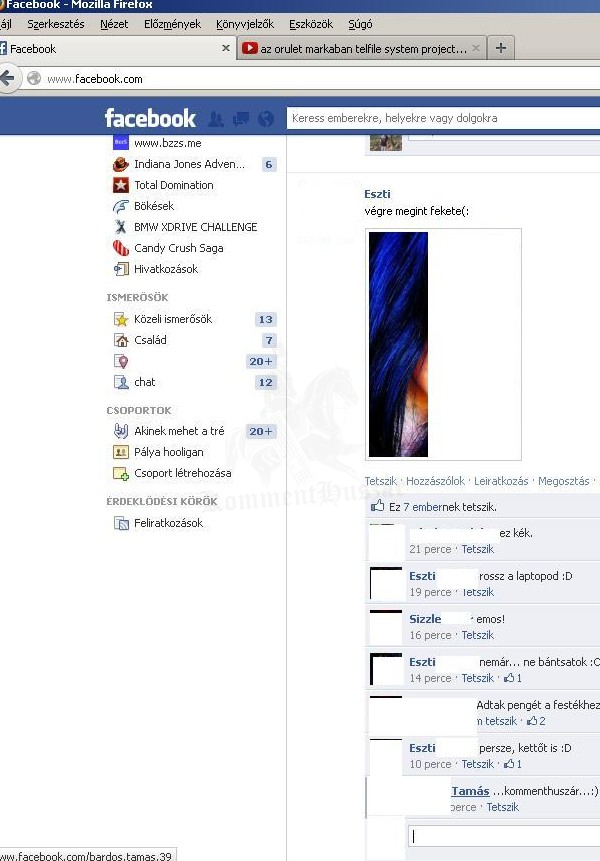 Black Out- Fekete kék 
 
